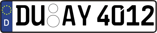 DU-AY4012
