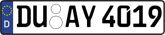 DU-AY4019