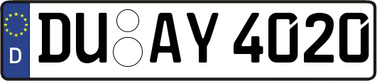 DU-AY4020