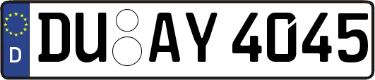 DU-AY4045