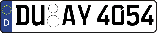DU-AY4054
