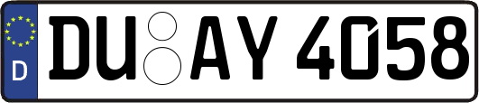 DU-AY4058