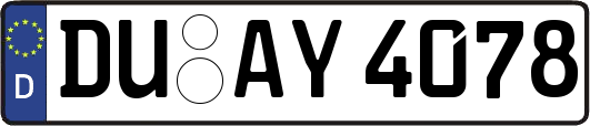 DU-AY4078