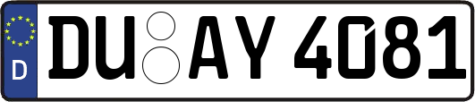 DU-AY4081