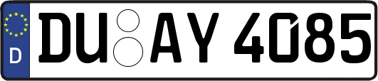DU-AY4085