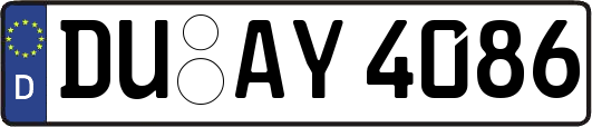 DU-AY4086