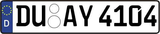 DU-AY4104