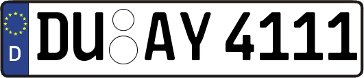 DU-AY4111