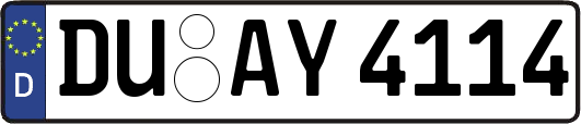 DU-AY4114