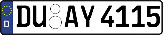 DU-AY4115