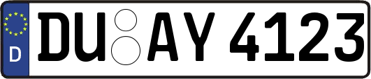 DU-AY4123