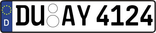 DU-AY4124