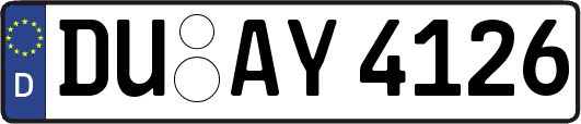 DU-AY4126