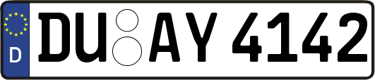 DU-AY4142