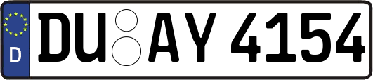 DU-AY4154