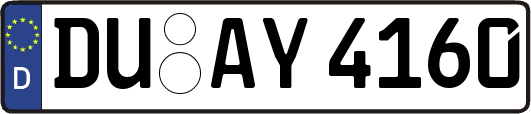 DU-AY4160