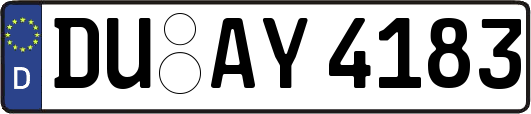 DU-AY4183