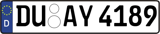 DU-AY4189