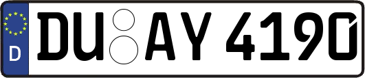 DU-AY4190