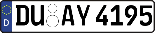 DU-AY4195