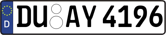DU-AY4196