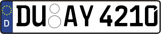DU-AY4210