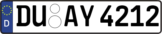 DU-AY4212
