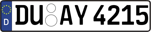 DU-AY4215
