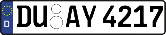 DU-AY4217
