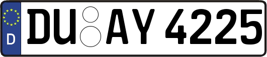 DU-AY4225