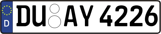 DU-AY4226