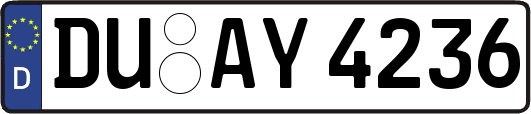 DU-AY4236