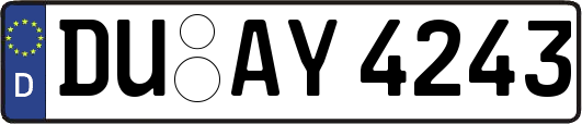 DU-AY4243