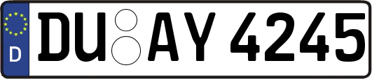 DU-AY4245