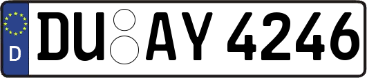 DU-AY4246