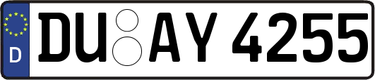 DU-AY4255