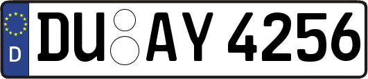 DU-AY4256
