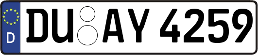 DU-AY4259