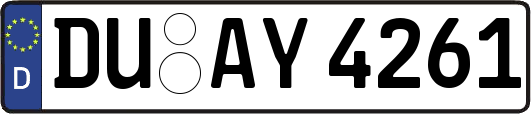 DU-AY4261