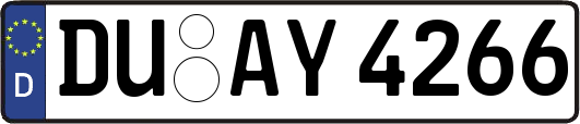 DU-AY4266