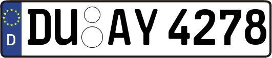 DU-AY4278