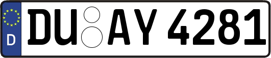 DU-AY4281