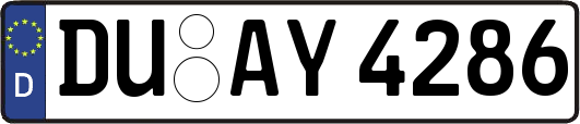 DU-AY4286