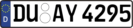 DU-AY4295