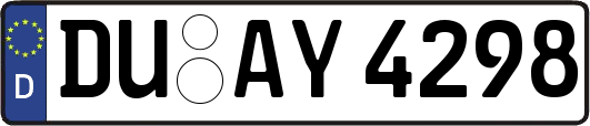 DU-AY4298