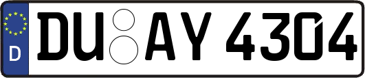 DU-AY4304