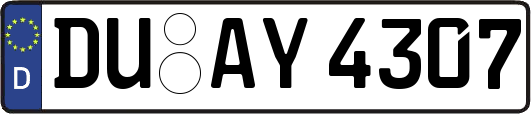 DU-AY4307