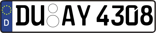 DU-AY4308