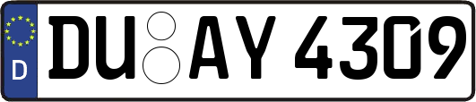DU-AY4309