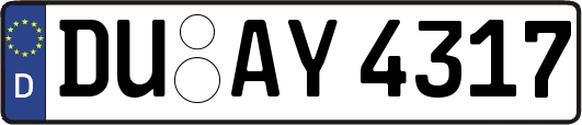 DU-AY4317